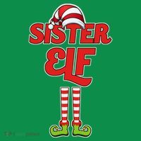 Sister Elf Christmas Long Sleeve Shirt thumb 2