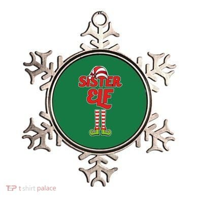 Sister Elf Christmas Ornament