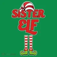 Sister Elf Christmas Kids Hoodie thumb 5