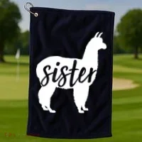 Sister Lama Golf Towel thumb 1
