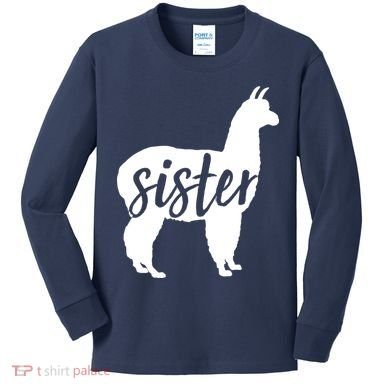 Sister Lama Kids Long Sleeve Shirt