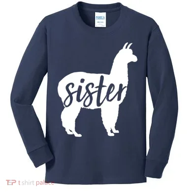 Sister Lama Kids Long Sleeve Shirt