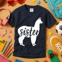 Sister Lama Kids T-Shirt thumb 3