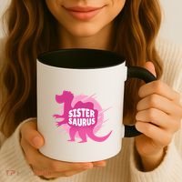 Sister Saurus Coffee Mug thumb 3
