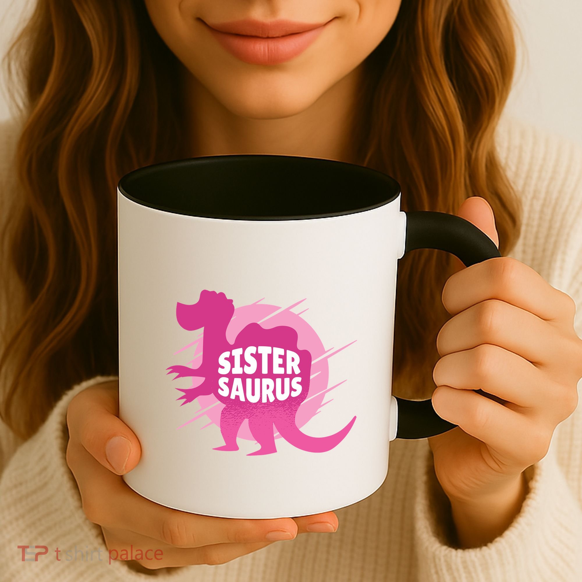 Sister Saurus Coffee Mug