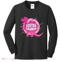 Sister Saurus Kids Long Sleeve Shirt thumb 0
