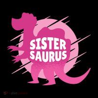 Sister Saurus Kids Long Sleeve Shirt thumb 2