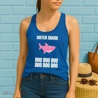 Sister Shark Doo Women's Tank Top thumb 2