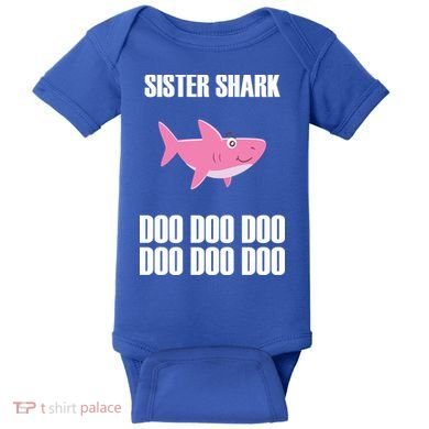 Sister Shark Doo Baby Bodysuit