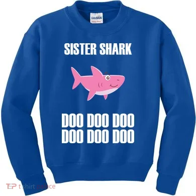 Sister Shark Doo Kids Sweatshirt