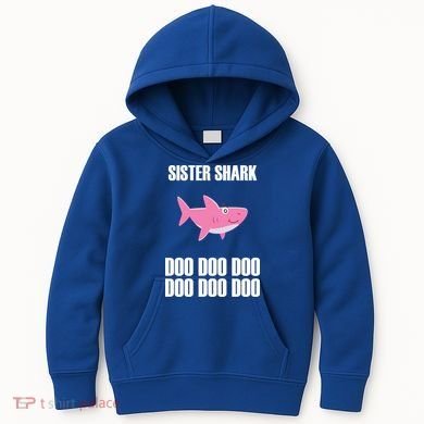 Sister Shark Doo Kids Hoodie