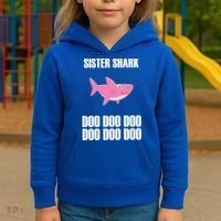 Sister Shark Doo Kids Hoodie thumb 3