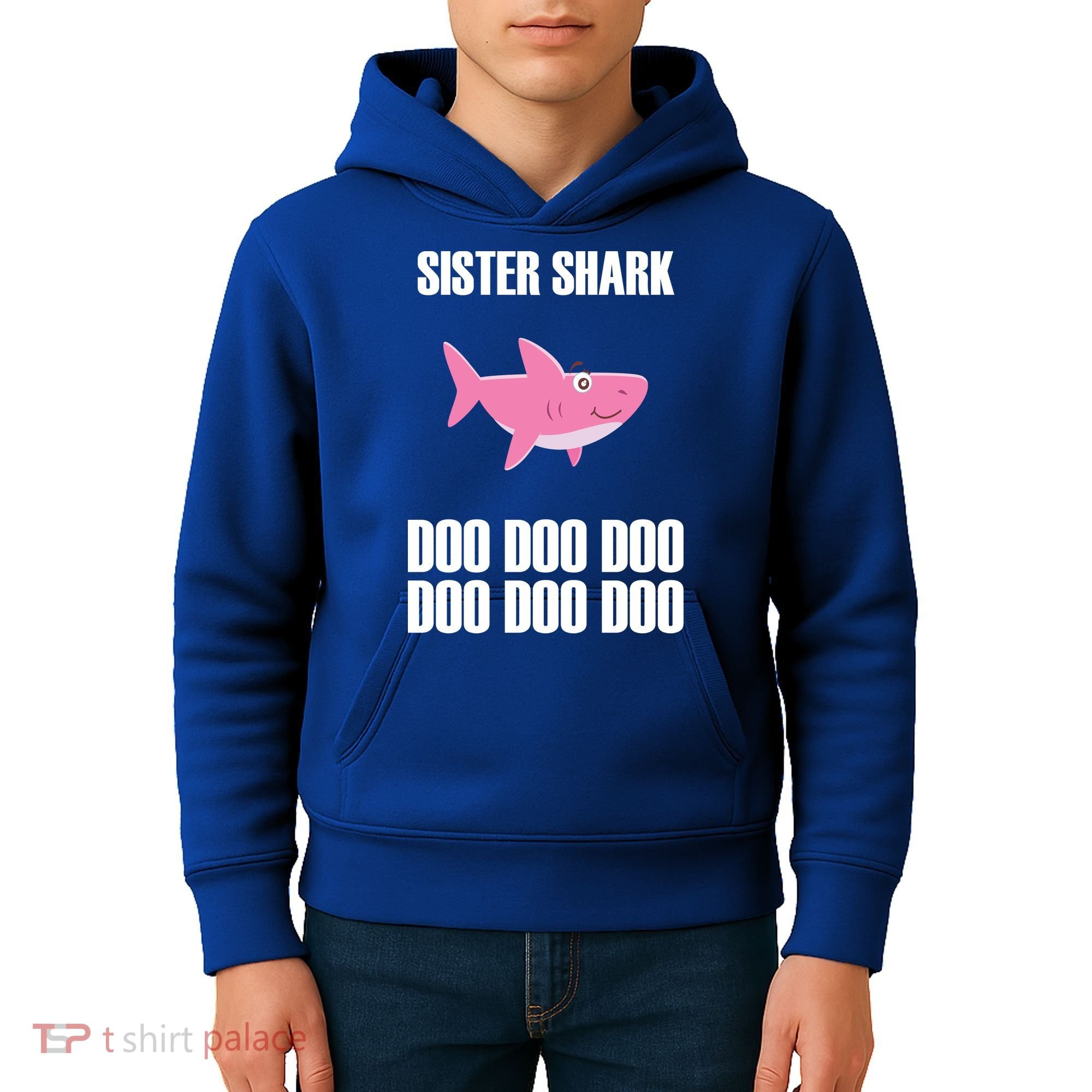 Sister Shark Doo Kids Hoodie