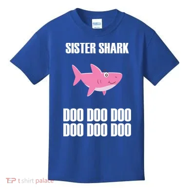 Sister Shark Doo Kids T-Shirt
