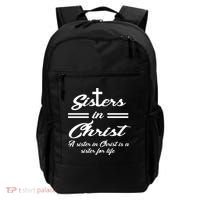 Sisters In Christ Sister For Life Backpack thumb 0