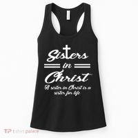 Sisters In Christ Sister For Life Women's Tank Top thumb 0