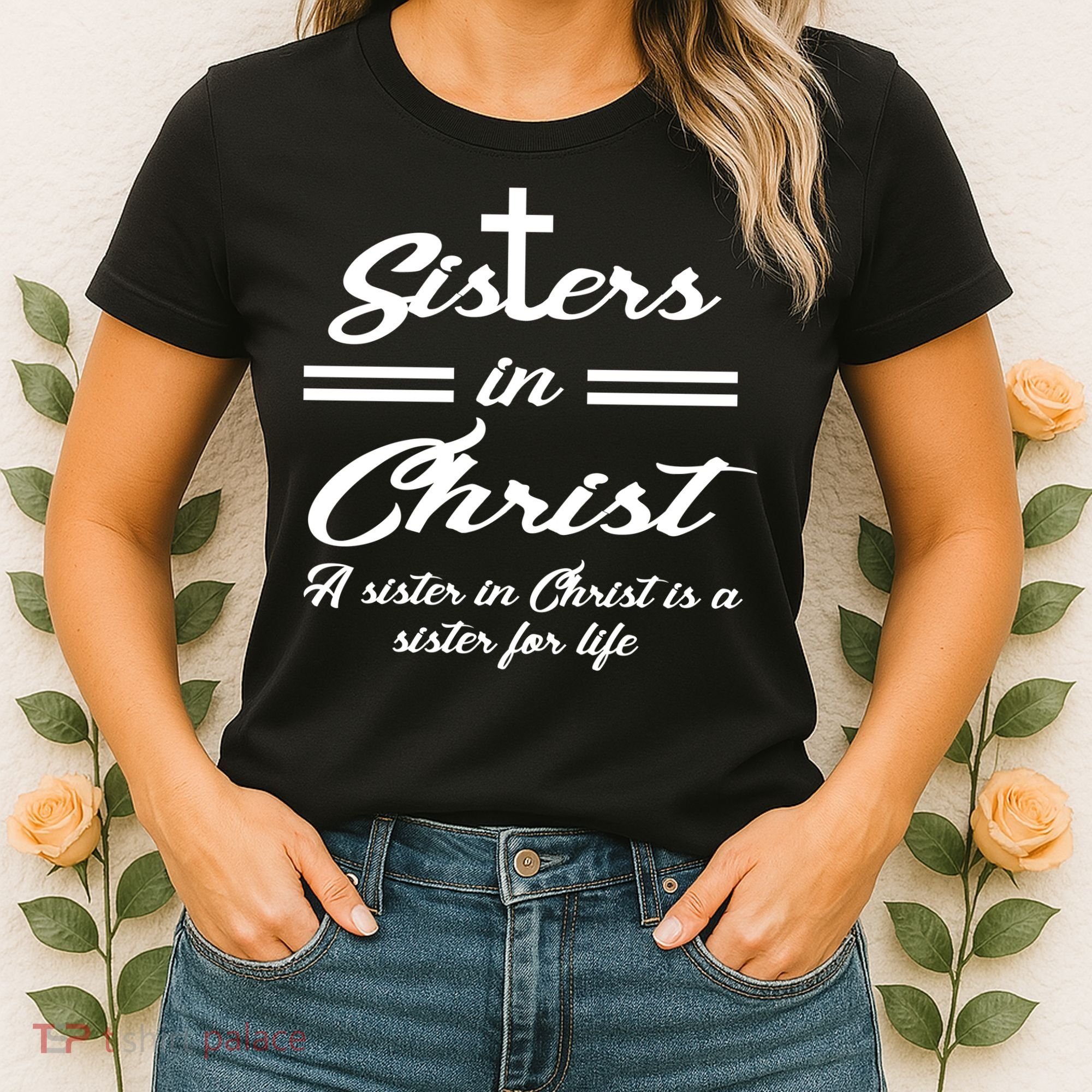 Sisters In Christ Sister For Life Women's T-Shirt