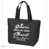 Sisters In Christ Sister For Life Tote Bag thumb 3