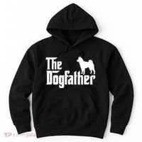 Shiba Inu The Dogfather Dog Dad Papa Hoodie thumb 0