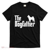 Shiba Inu The Dogfather Dog Dad Papa T-Shirt thumb 0
