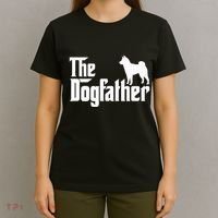 Shiba Inu The Dogfather Dog Dad Papa T-Shirt thumb 4