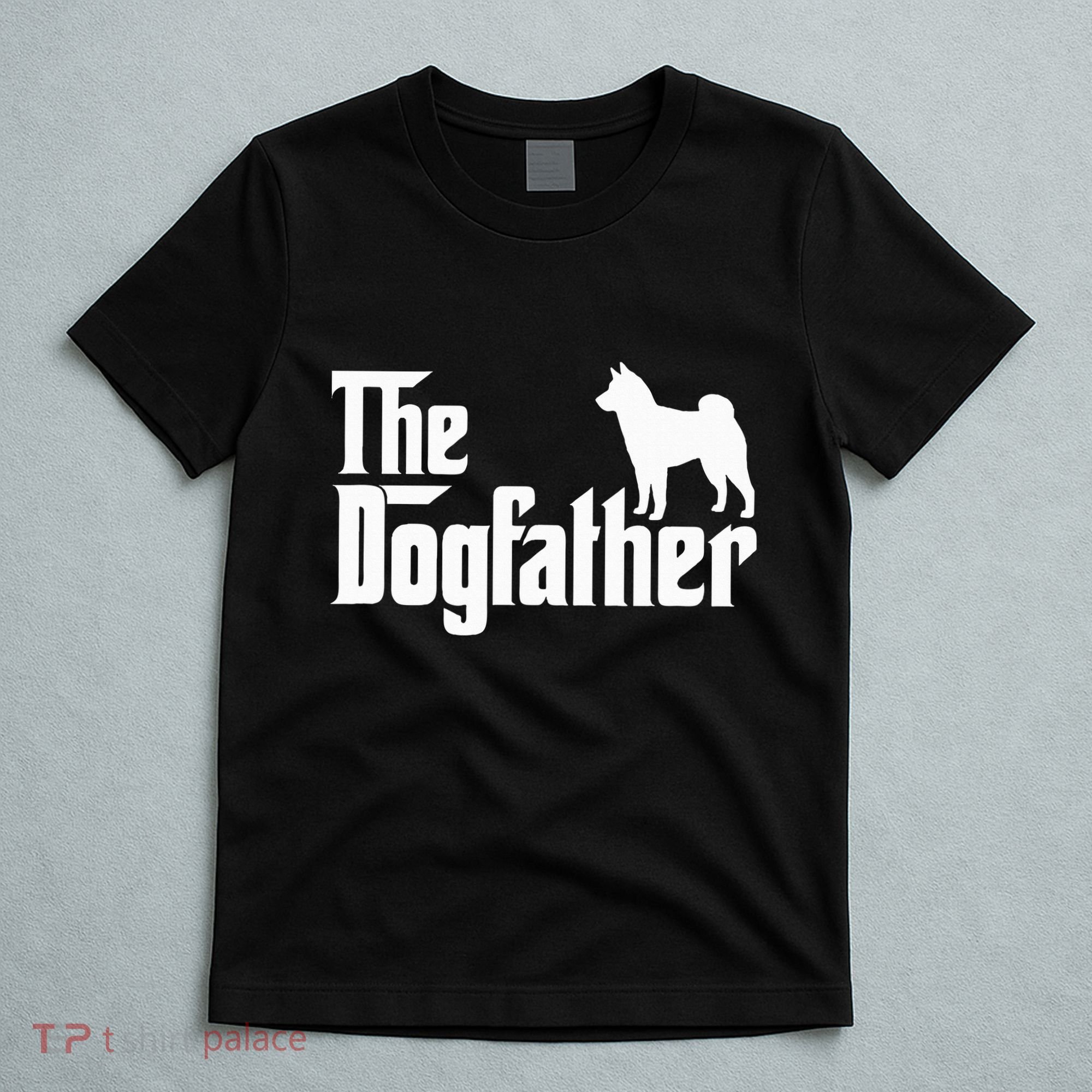 Shiba Inu The Dogfather Dog Dad Papa T-Shirt