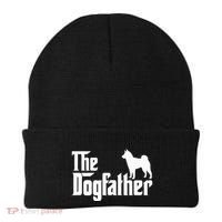 Shiba Inu The Dogfather Dog Dad Papa Beanie thumb 0