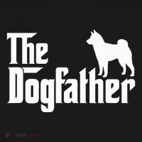 Shiba Inu The Dogfather Dog Dad Papa Women's Hoodie thumb 2