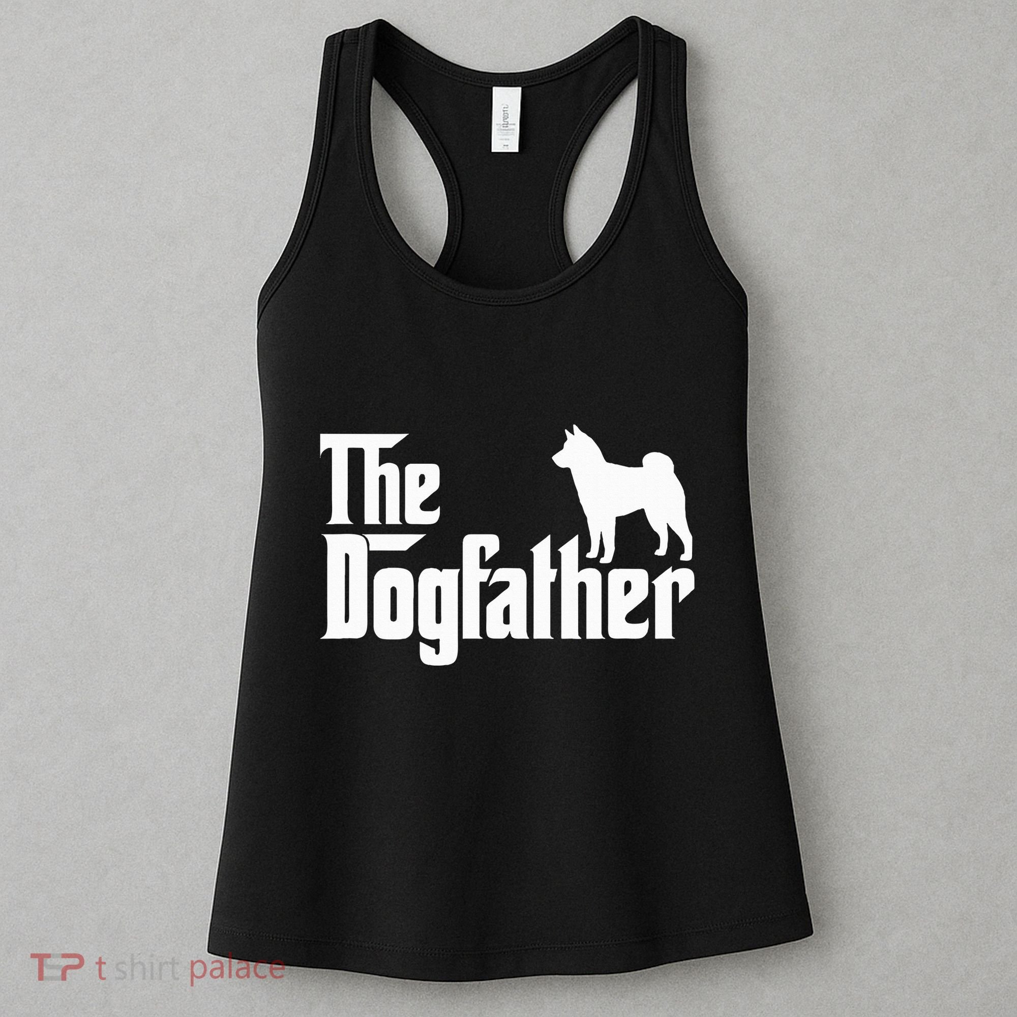 Shiba Inu The Dogfather Dog Dad Papa Women's Tank Top