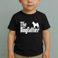 Shiba Inu The Dogfather Dog Dad Papa Toddler T-Shirt thumb 2