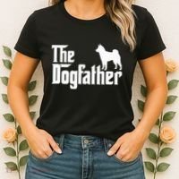 Shiba Inu The Dogfather Dog Dad Papa Women's T-Shirt thumb 2