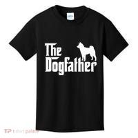Shiba Inu The Dogfather Dog Dad Papa Kids T-Shirt thumb 0