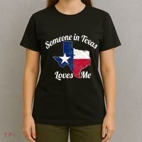 Someone In Texas Loves Me Texas Texan Love T-Shirt thumb 4