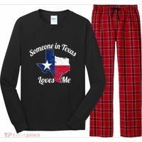 Someone In Texas Loves Me Texas Texan Love Long Sleeve Pajama Set thumb 0