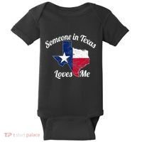 Someone In Texas Loves Me Texas Texan Love Baby Bodysuit thumb 0