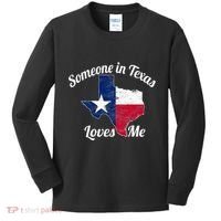 Someone In Texas Loves Me Texas Texan Love Kids Long Sleeve Shirt thumb 0