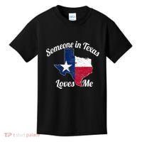 Someone In Texas Loves Me Texas Texan Love Kids T-Shirt thumb 0