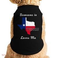 Someone In Texas Loves Me Travel Cute State Logo Doggie Tank thumb 0