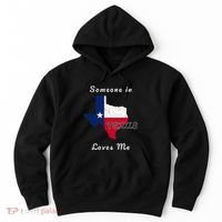 Someone In Texas Loves Me Travel Cute State Logo Hoodie thumb 0