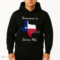 Someone In Texas Loves Me Travel Cute State Logo Hoodie thumb 2