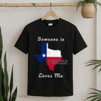 Someone In Texas Loves Me Travel Cute State Logo T-Shirt thumb 2