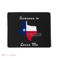 Someone In Texas Loves Me Travel Cute State Logo Mousepad thumb 0
