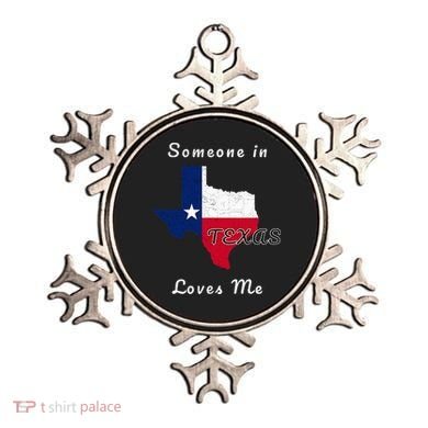 Someone In Texas Loves Me Travel Cute State Logo Ornament