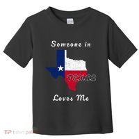Someone In Texas Loves Me Travel Cute State Logo Toddler T-Shirt thumb 0