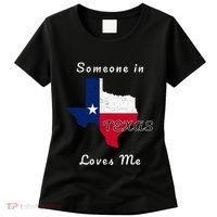 Someone In Texas Loves Me Travel Cute State Logo Women's T-Shirt thumb 0