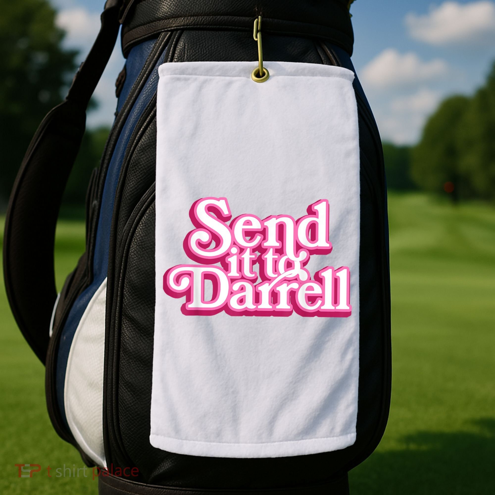 Send It To Darrell Golf Towel
