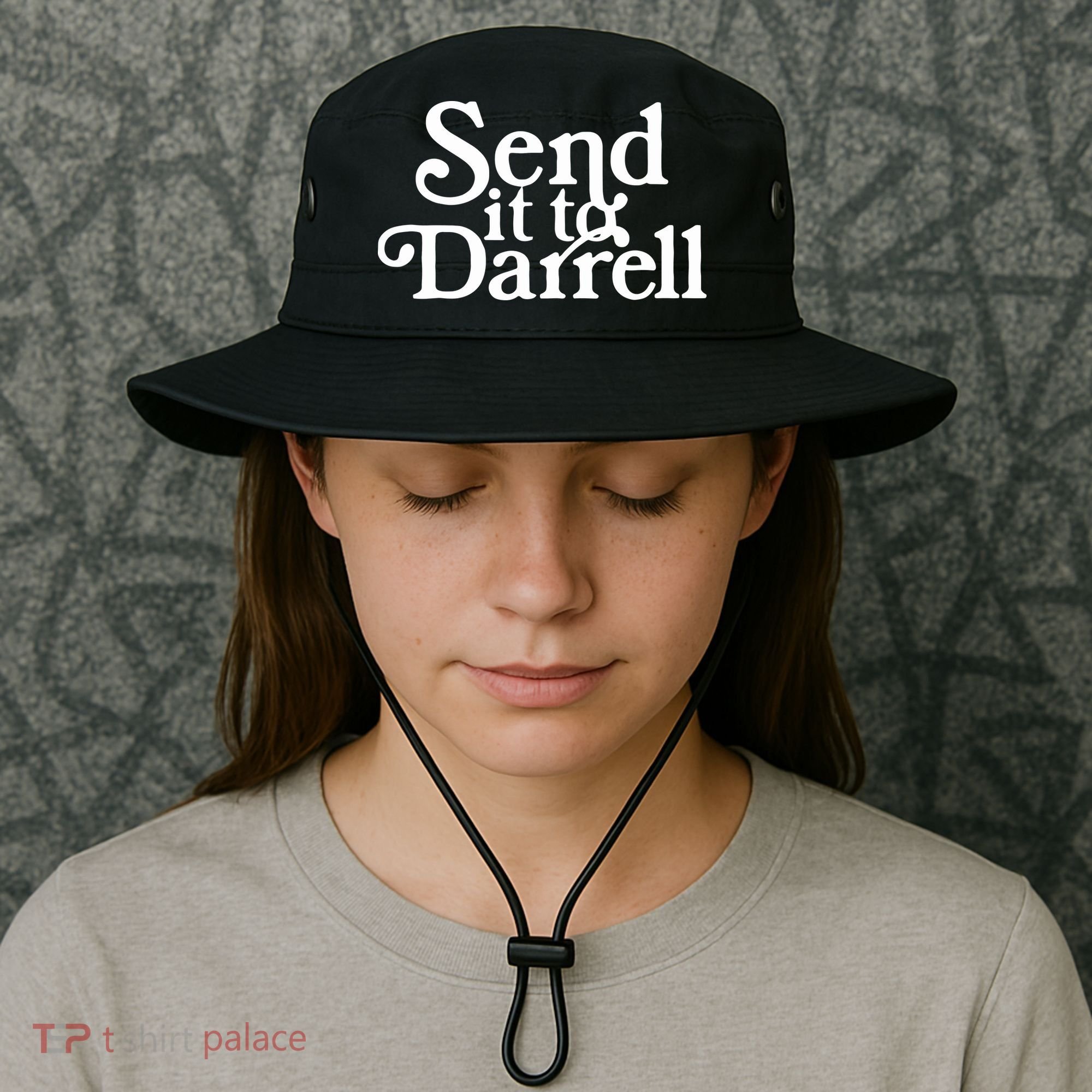 Send It To Darrell Funny Saying Bucket Hat