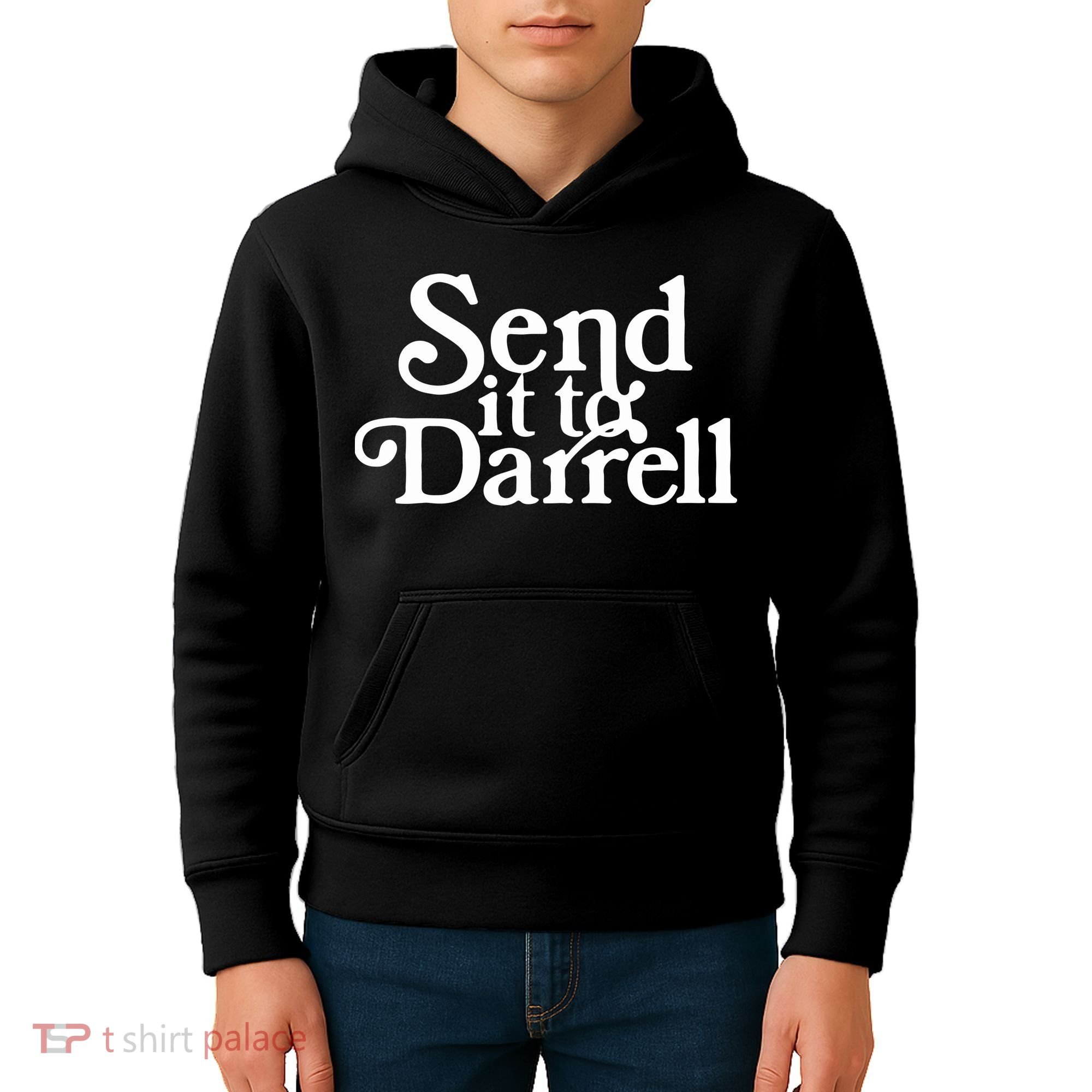 Send It To Darrell Funny Saying Kids Hoodie