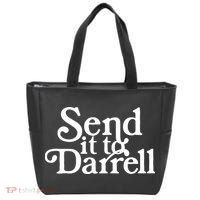 Send It To Darrell Funny Saying Tote Bag thumb 0