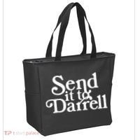 Send It To Darrell Funny Saying Tote Bag thumb 2